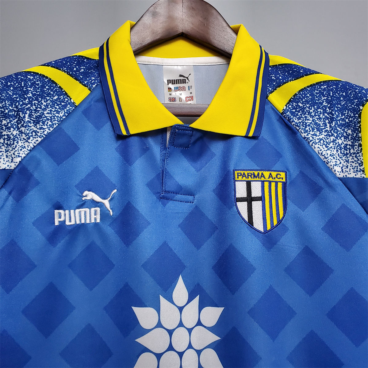 Retro Parma 95/97 Parma Blue  jersey Fan Version