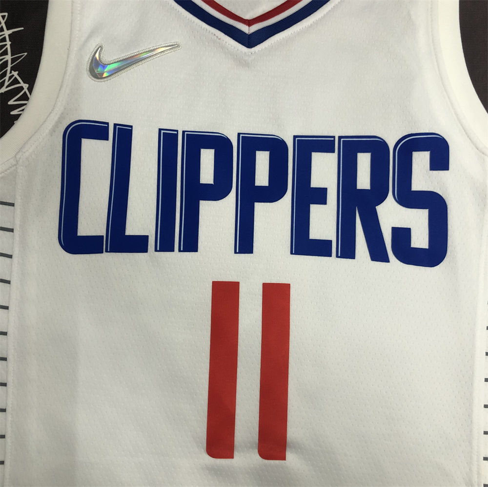 NBA Los Angeles Clippers V-Neck White Anniversary Jersey WALL#11 S-XXL