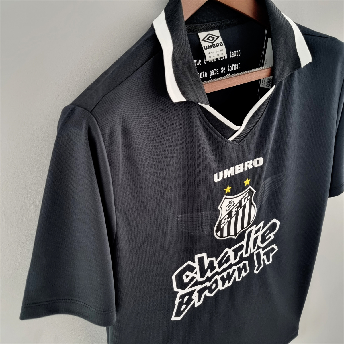 2022/23 Santos UMBRO DAYS OF GLORY Black jersey Fan Version