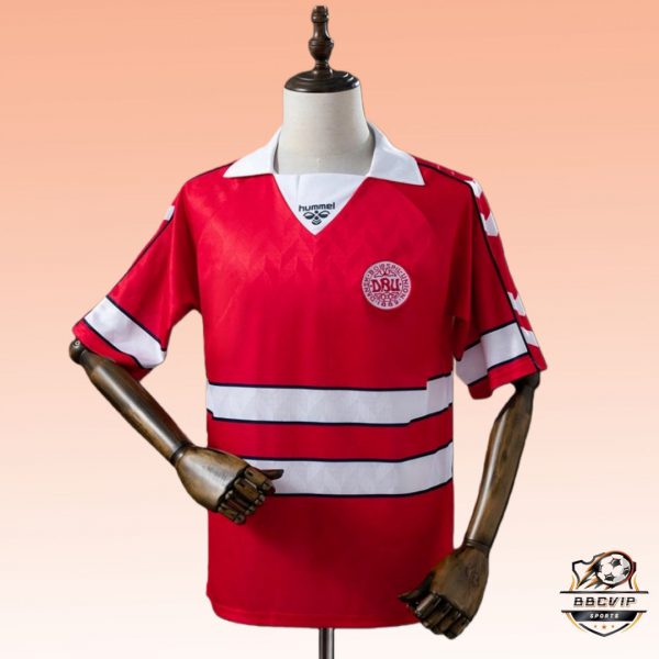 Retro Denmark 1988 Home jersey Fan Version