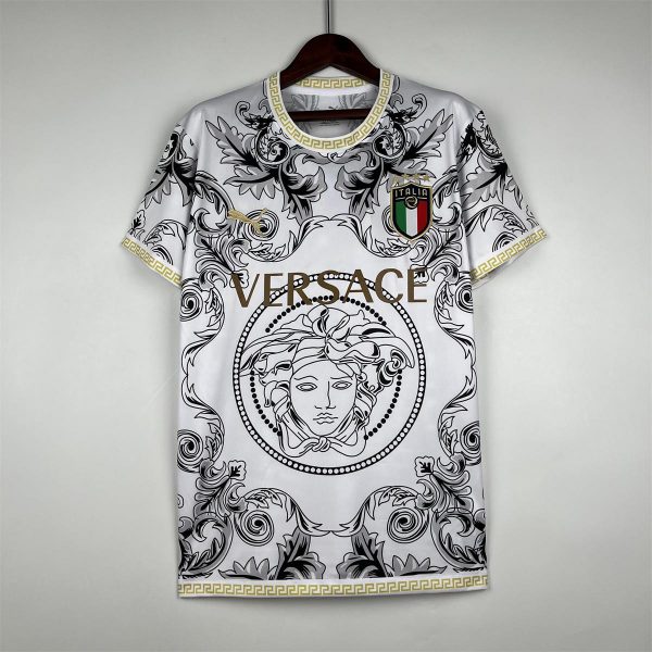 23/24 Italy Special Edition White Jersey Fan Version