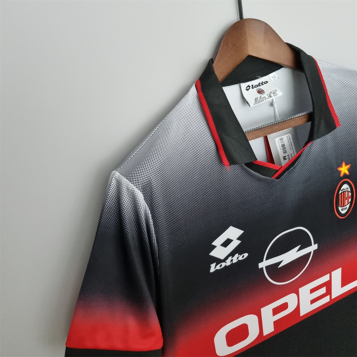 Retro AC Milan 95/96 Training Suit Black  jersey Fan Version