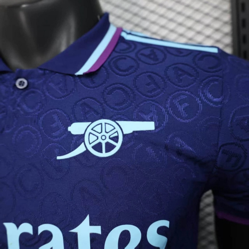 2025/26 Arsenal training POLO Purple jersey Player Version