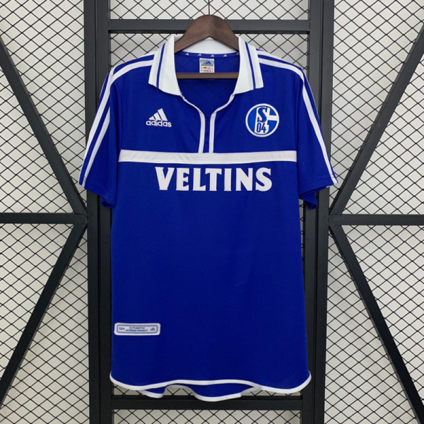 Retro 01/02 Schalke 04 Home jersey Fan Version