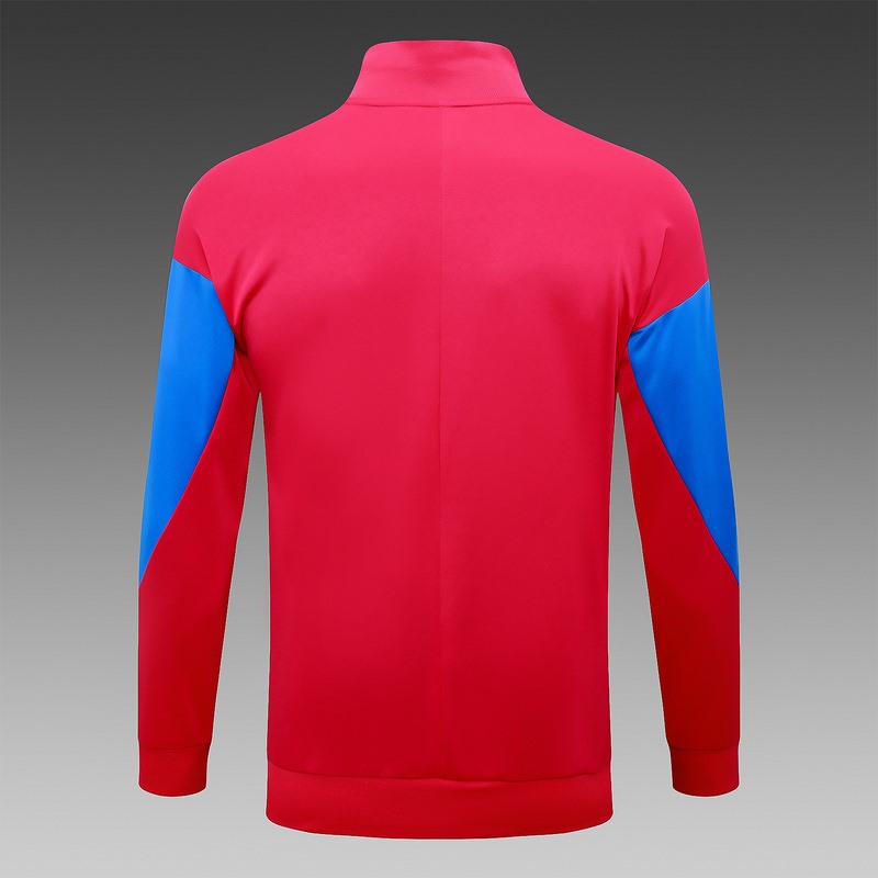 2024 Barcelona Red Jacket Training Suit Set Football Team Shirt Sports Fashion