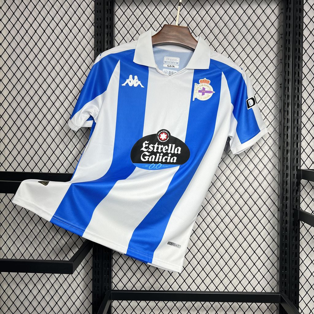 24/25 Deportivo La Coruna Home Jersey Fan Version
