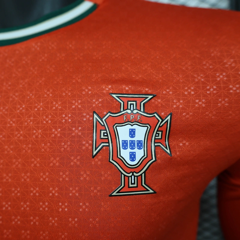2025/26 Portugal Home Long Sleeve Jersey Player Version