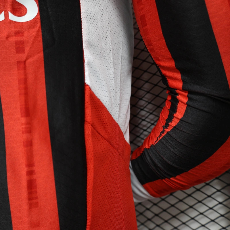 24/25 AC Milan Home Jersey Long Sleeve Player Version