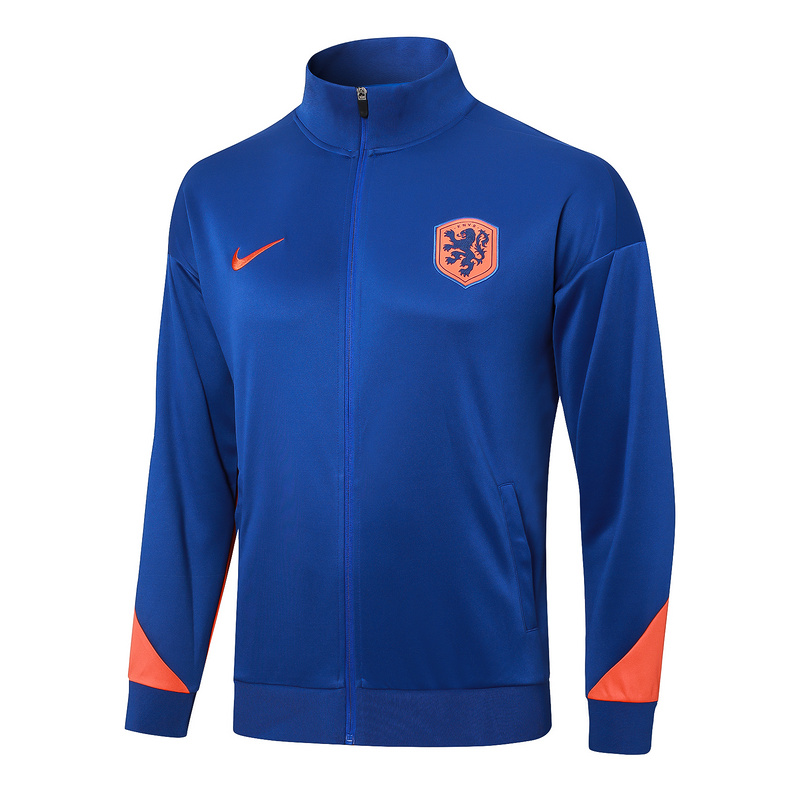 2024/25 Netherlands blue Jacket Training Suit Set Football Team Shirt Sports Fashion