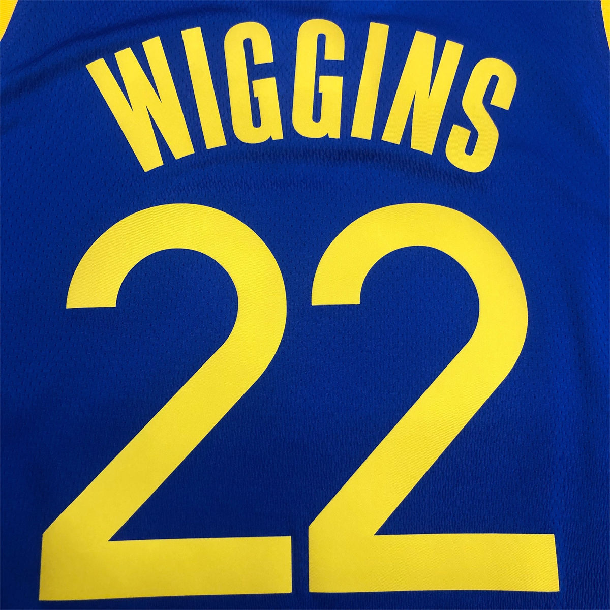 NBA Golden State Warriors V neck Blue Jersey WIGGINS#22 S-XXL