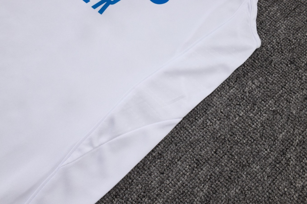 2026 Real Madrid White Training Set Shirt and Shorts