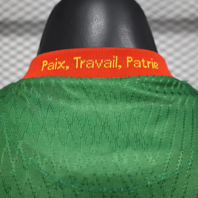 2025/26 Cameroon Home Green jersey Player Version