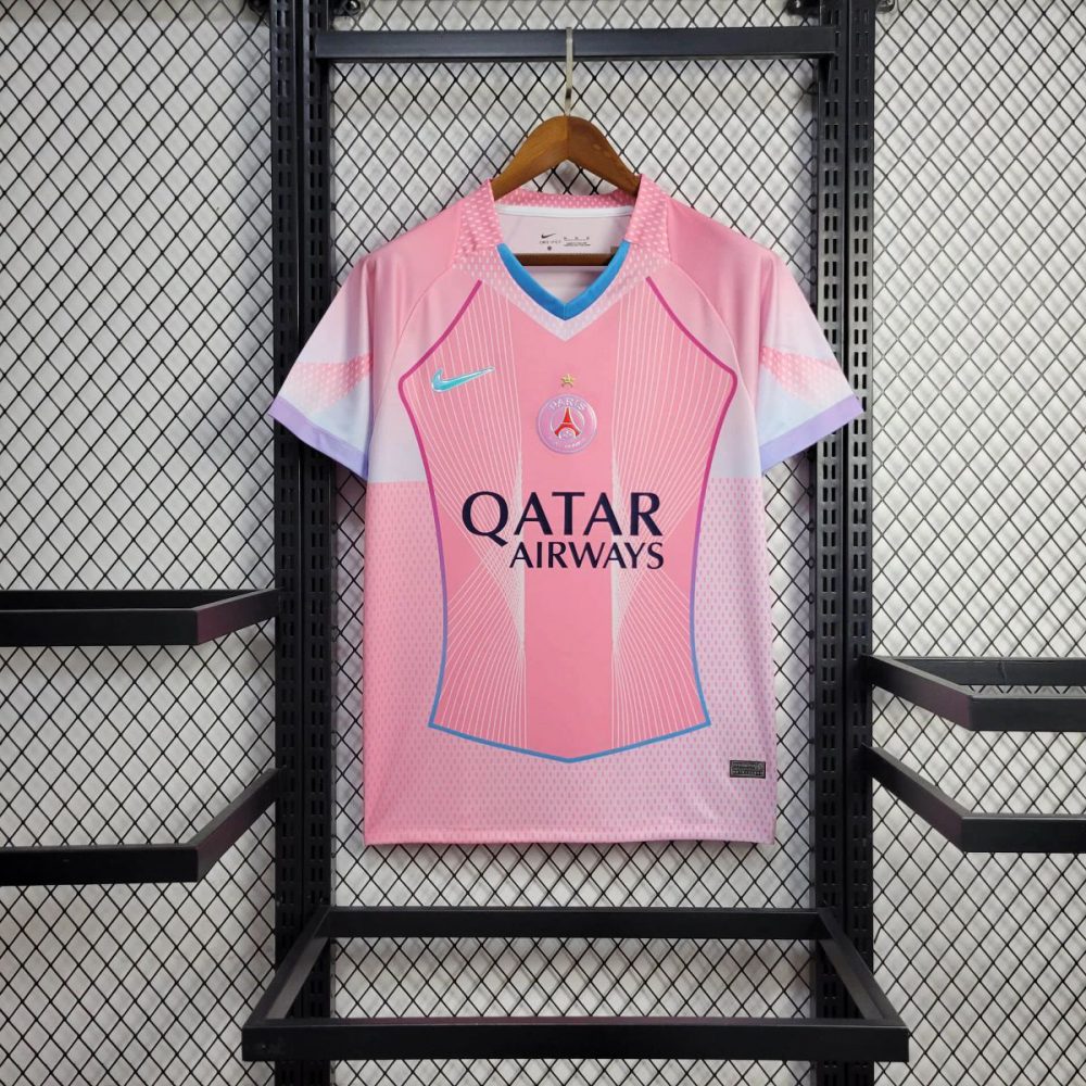 2025/26 PSG Training Pink jersey Fan version