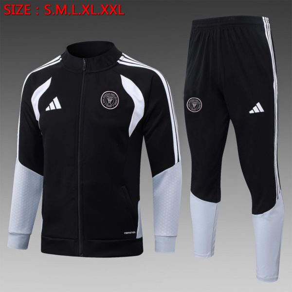 2026 Miami Black Jacket Training Suit Set
