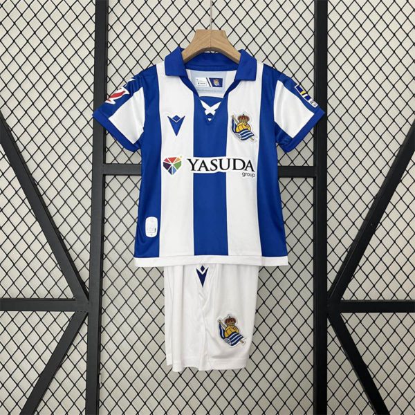 2024/25 kids Real Sociedad Home jersey Kid Kits Size 16-28