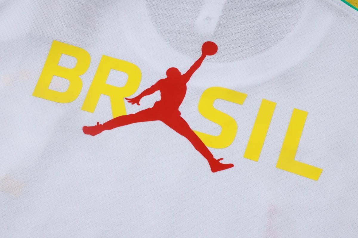 2026 Brazil White Training Set Shirt and Shorts