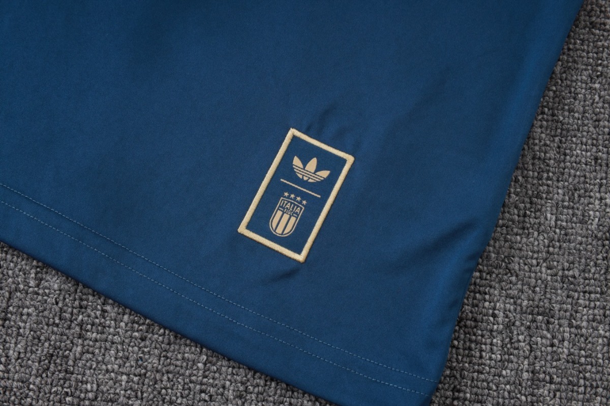 2026 Italy Dark blue Training Set Shirt and Shorts