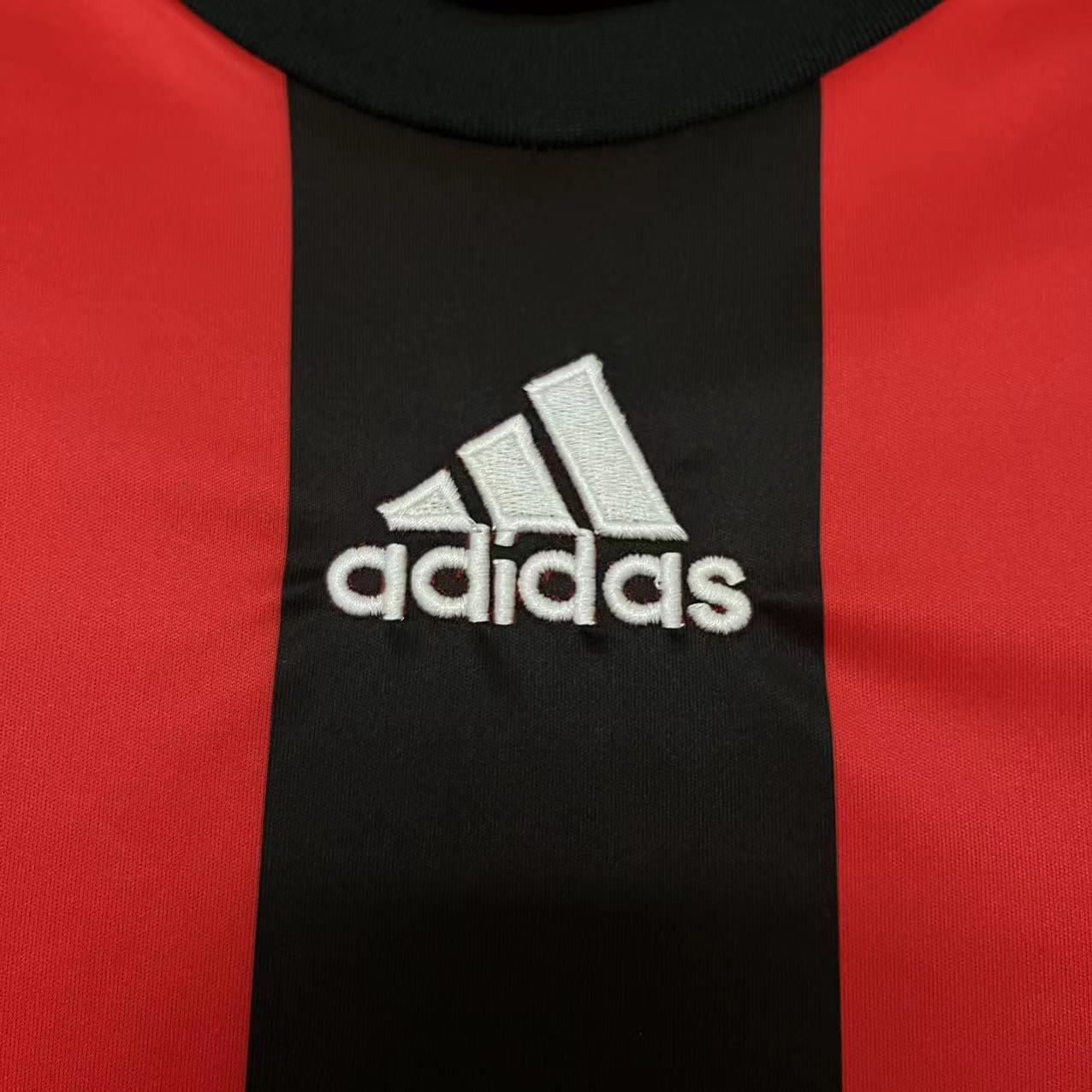 Retro AC Milan 08/09 Long Sleeve Home jersey Fan Version