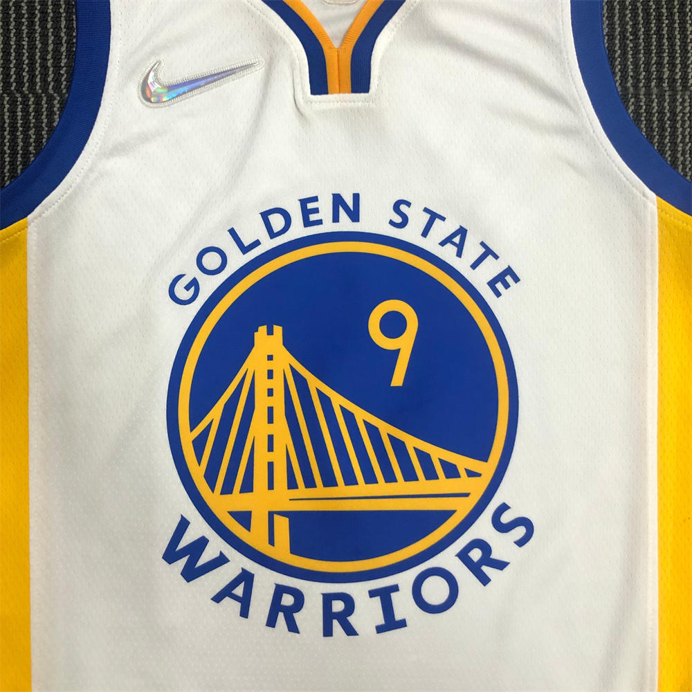 NBA Golden State Warriors V-Neck White Jersey IGUODALA#9 S-XXL