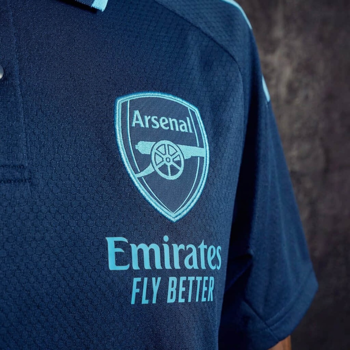 2025/26 Arsenal Training Royal Blue Polo Fan version
