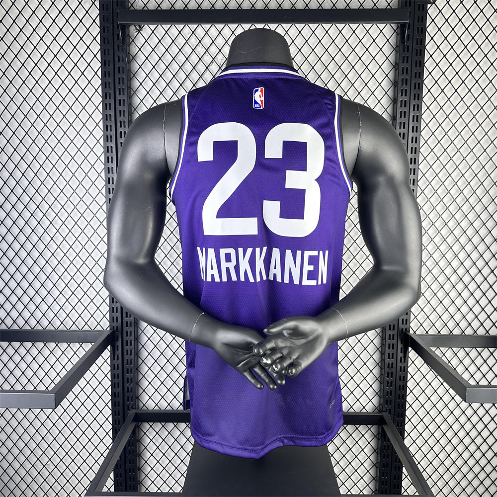 NBA Utah Jazz MARKKANEN#23 2023/24 Swingman Replica Jersey - City Edition S-XXL