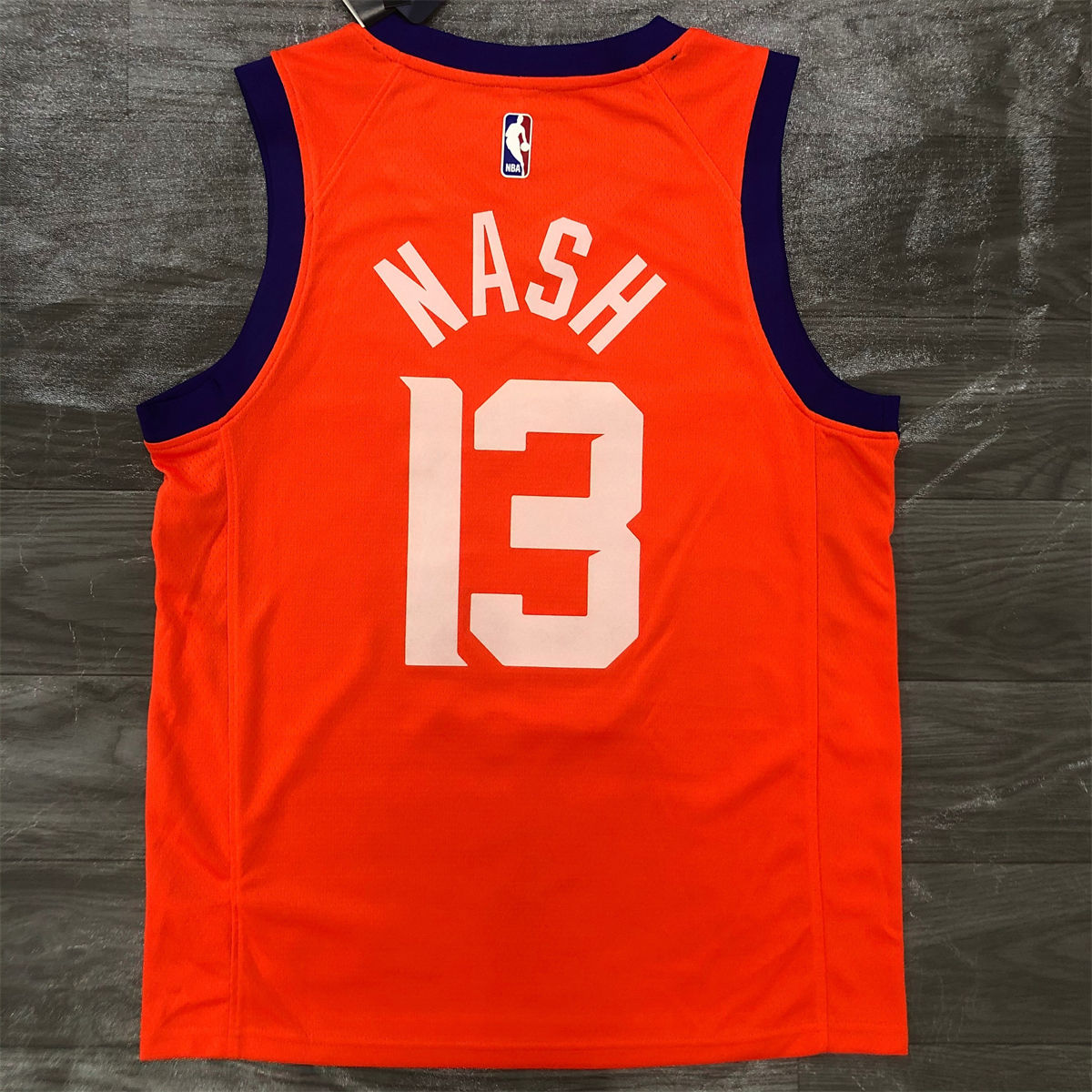 NBA Phoenix Suns V-Neck Orange jersey NASH#13 S-XXL