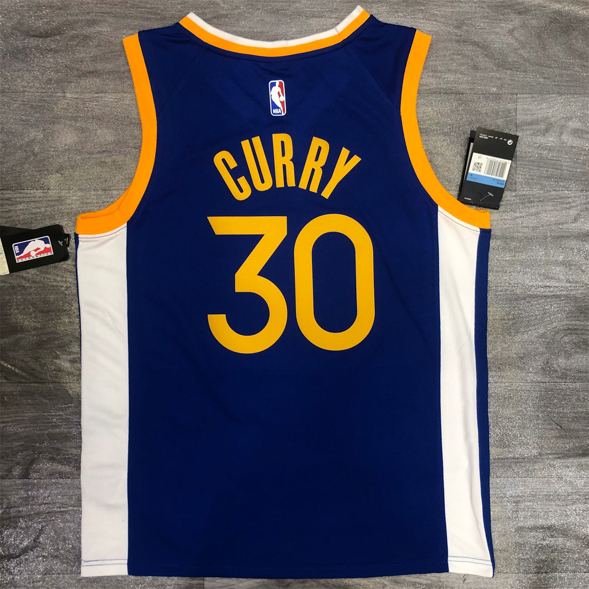 NBA Golden State Warriors V neck Blue Jersey CURRY#30 S-XXL