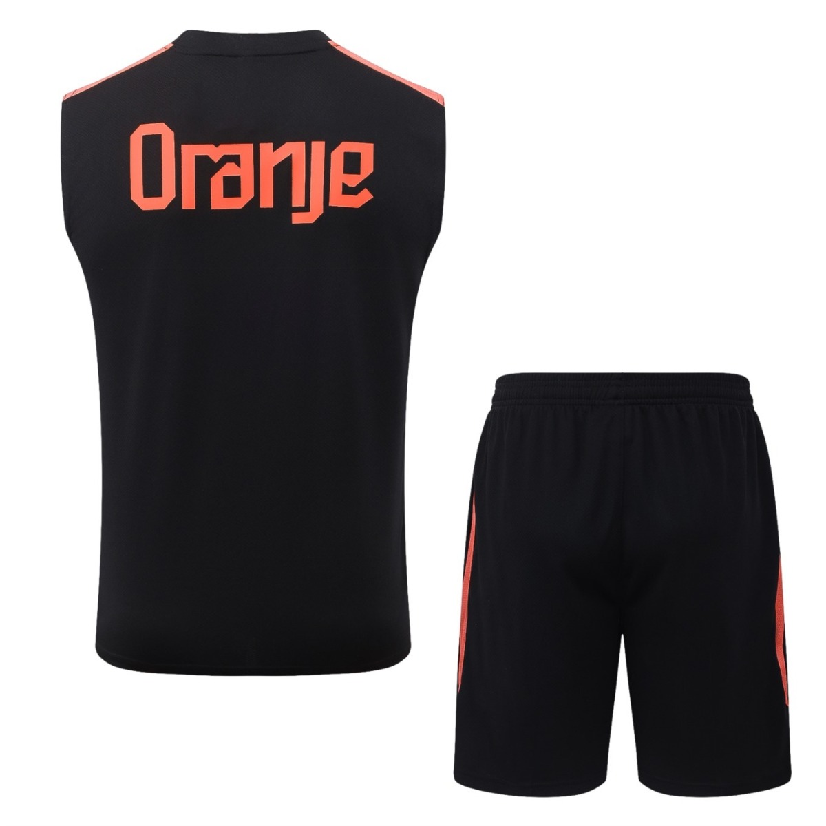 2026 Netherlands Black Training Set Shirt and Shorts