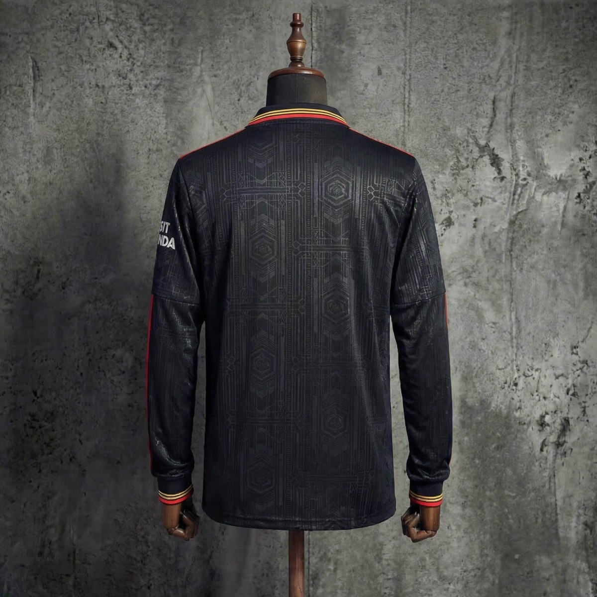 2025/26 Arsenal Training Black Polo Fan version