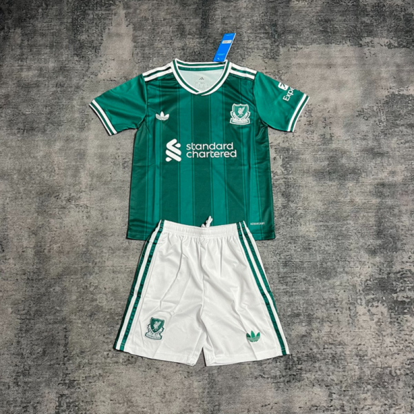 2024/25 Liverpool Green jersey kids Kits size: 16-28