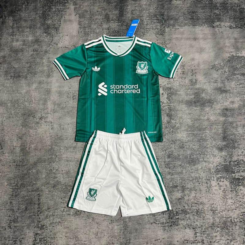 2024/25 Liverpool Green jersey kids Kits size: 16-28