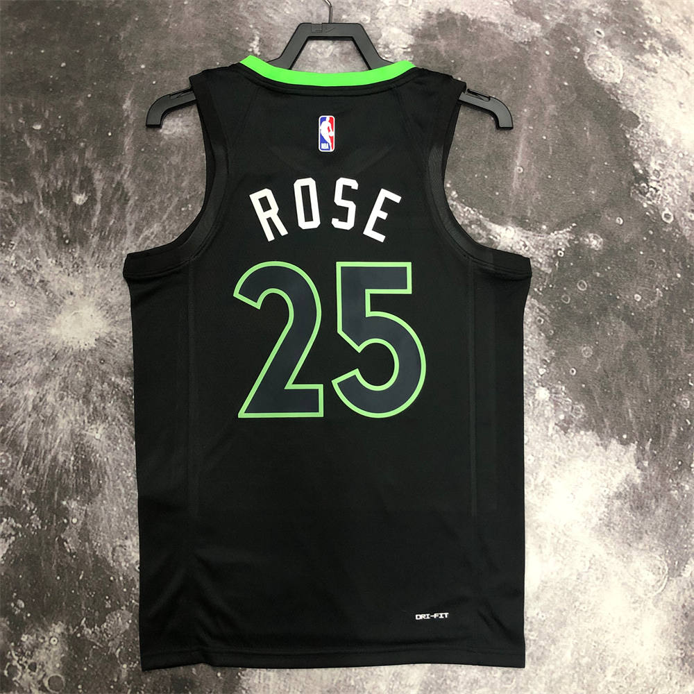 NBA Minnesota Timberwolves V-Neck JORDAN Edition Black Jersey S-XXL