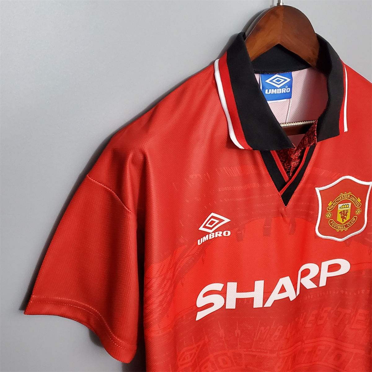 Retro Manchester United 94/96 home jersey Fan Version