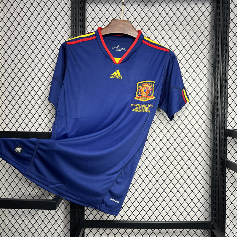 Retro Spain 2010 Away jersey Fan Version