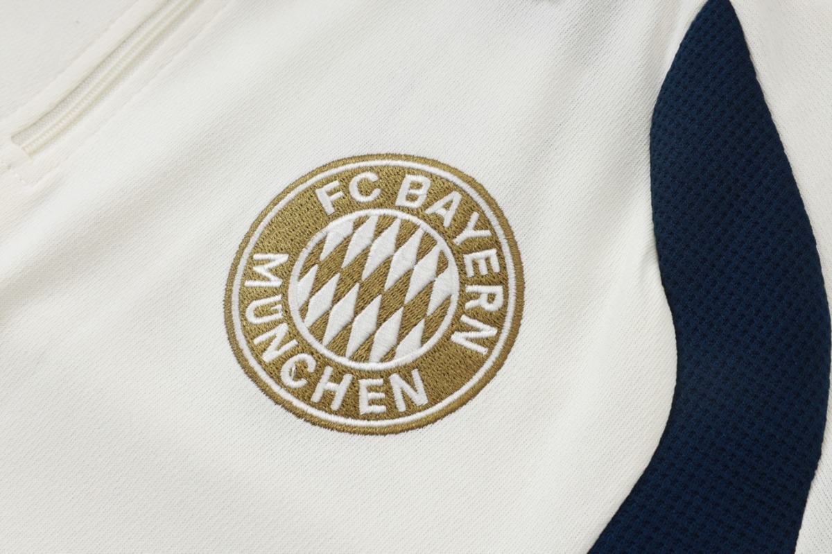 2026 Bayern Munich Beige Training Set Shirt and Shorts