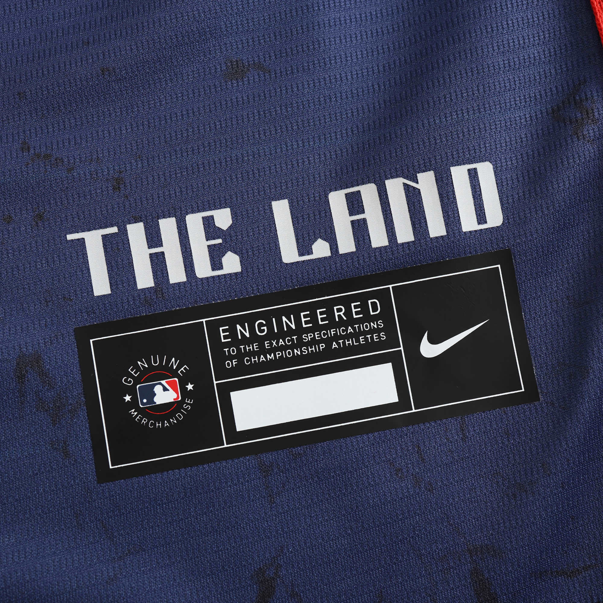 MLB Cleveland Guardians Navy Blue Jersey