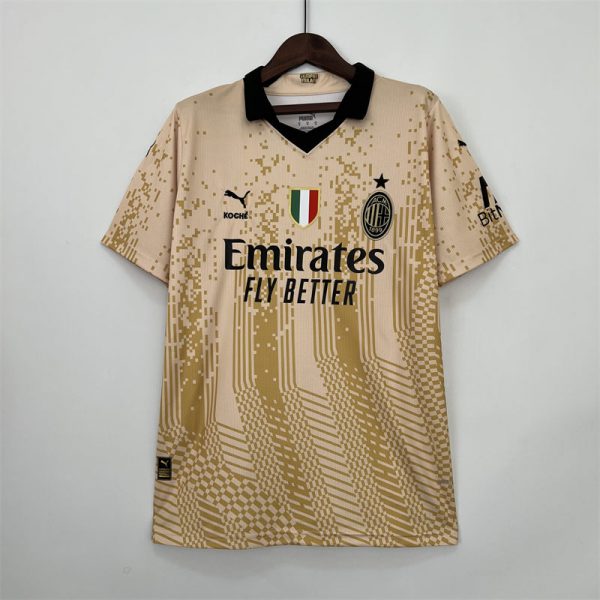2023/24 AC Milan Yellow Jersey Fan Version