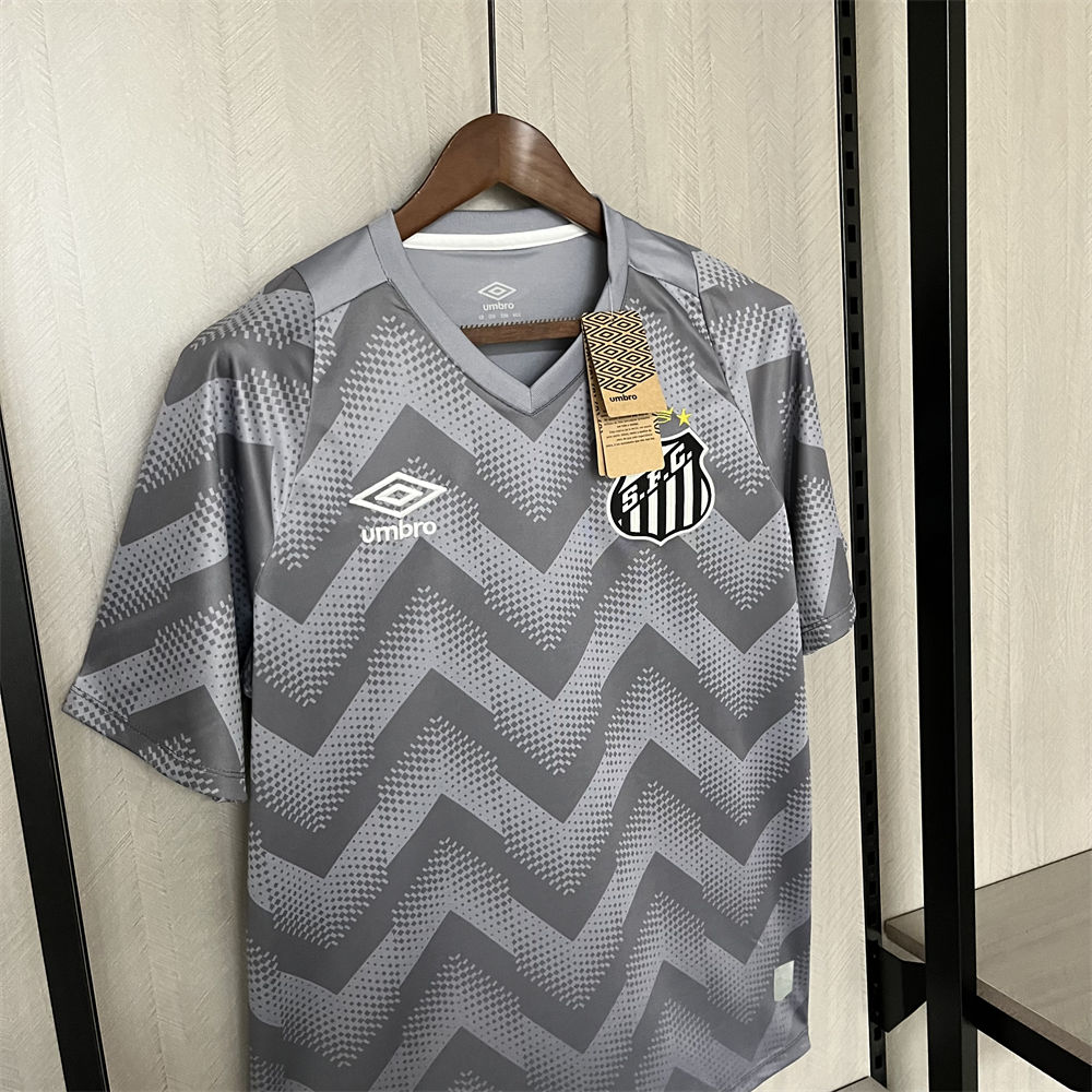 2024/25 Santos Pre-match training Grey jersey Fan Version