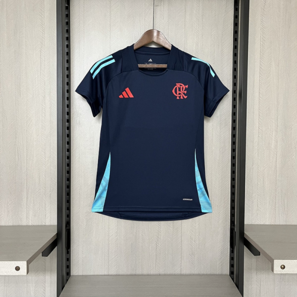 25/26 Women's Flamengo Training Wear Dark Blue Jersey Fan Version