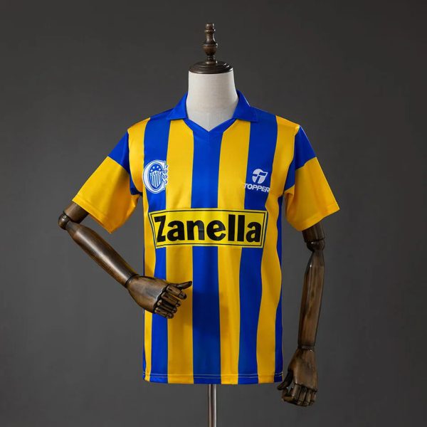 Retro 1987/88 Rosario Central Home Jersey Fan Version