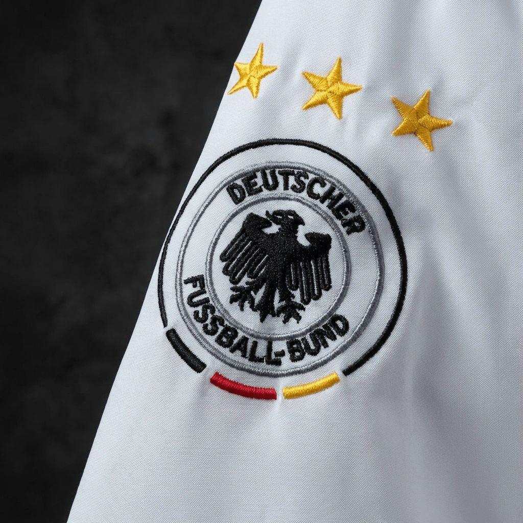 2008/09 Vintage Style Germany White Windbreaker Sport Unifom jersey Sport Unifom