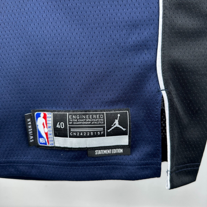 NBA Dallas Mavericks V-Neck Royal Blue Jersey FLAGG#32 S-XXL