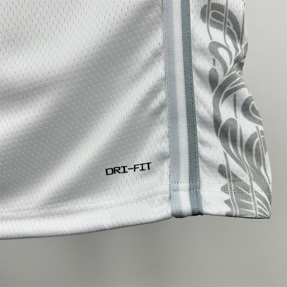 NBA Dallas Mavericks 24/25 City Edition V-Neck White Jersey DONCIC#77 S-XXL