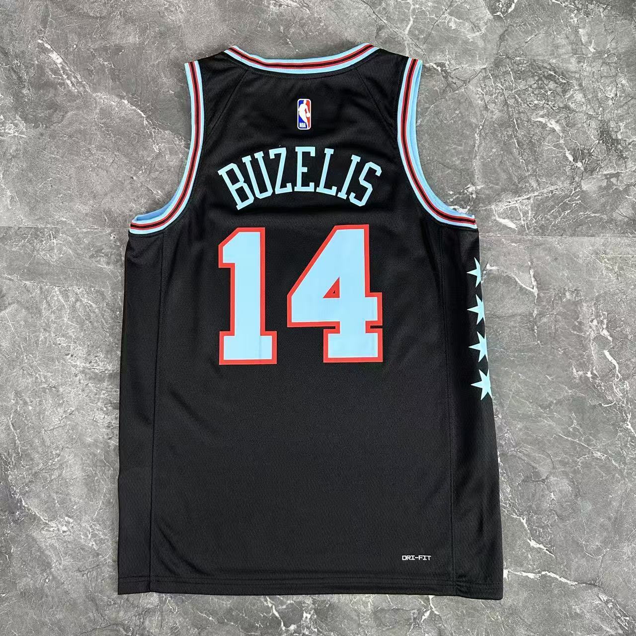 NBA Chicago Bulls 2026 City Edition Black Jersey BUZELIS#14