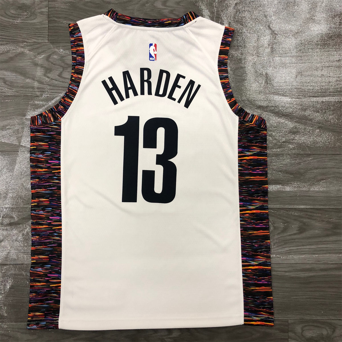 NBA Brooklyn Nets V-Neck White Jersey HARDEN#13 S-XXL