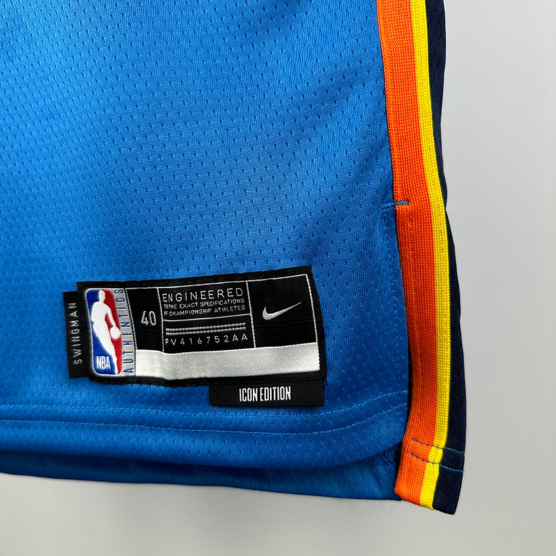 NBA Oklahoma City Thunder V-Neck Blue Jersey WILLIAMS#8 S-XXL