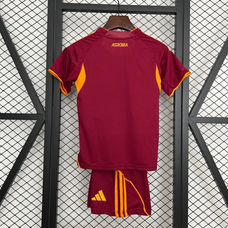 2025/26 Roma Home jersey kids Kits size: 16-28