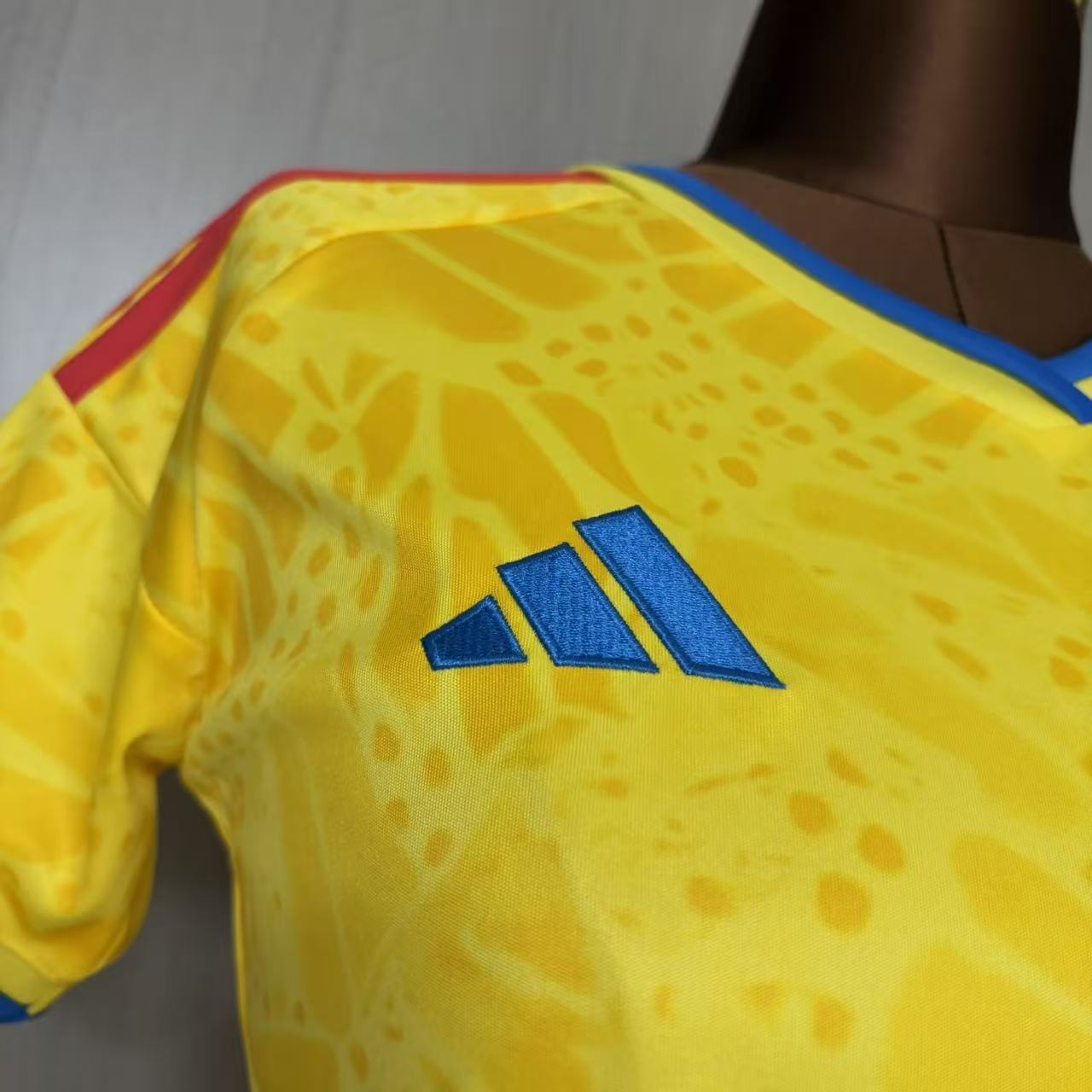 Colombia 2026 World Cup Women's  Home Jersey Fan Version