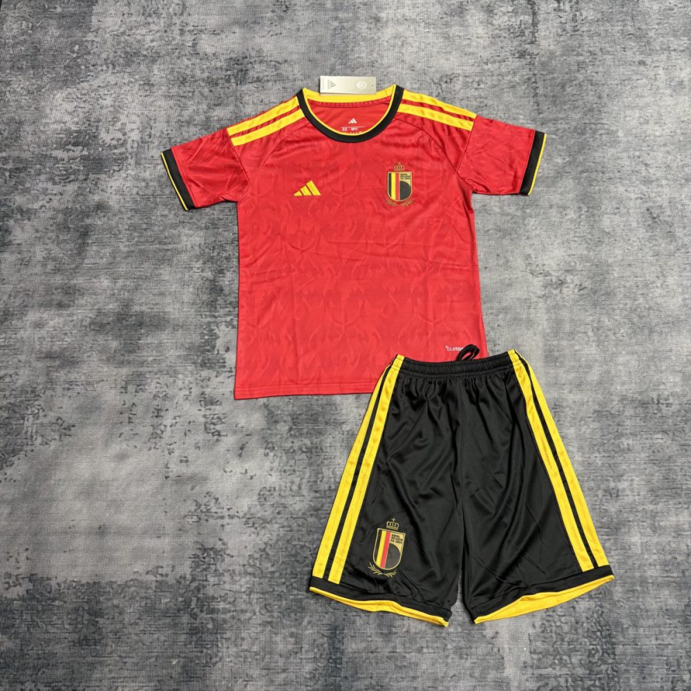 Belgium 2026 World Cup Home Kid Kits Size 16-28