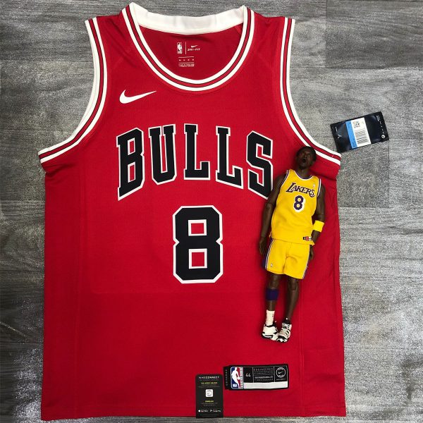 NBA Chicago Bulls Round neck Red Jersey LAVINE#8 S-XXL